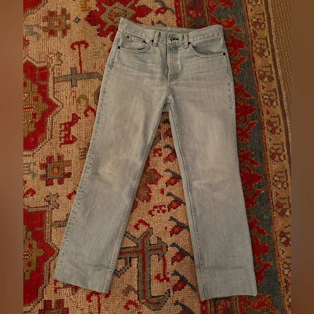 Rag and bone straight leg denim